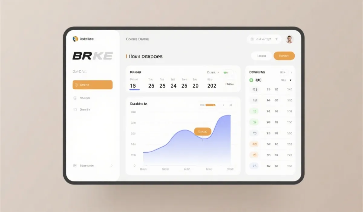 数据面板示意图